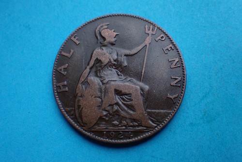 1924 george half penny - 1924,