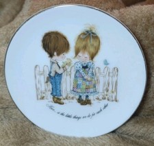Lovely Vintage Petticoats & Pantaloons Mini 3" Porcelain Plate with Original Box
