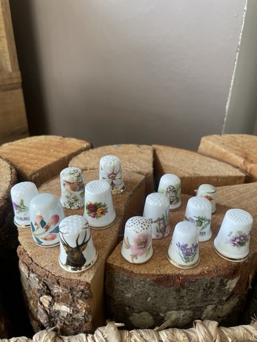 Bundle ceramic thimbles - 13,