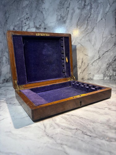 Antique solid wood cutlery box - solid,