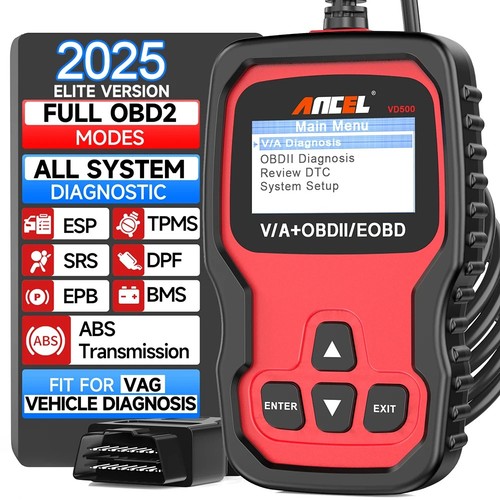 Ancel vd500 obd2 scanner code - vd500,