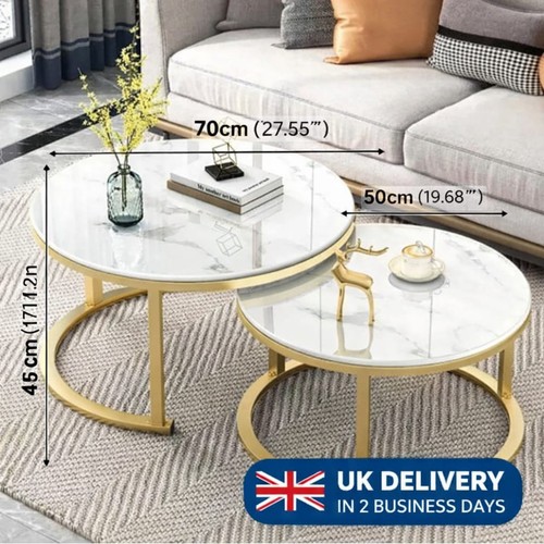 Nesting coffee tables set - set, of