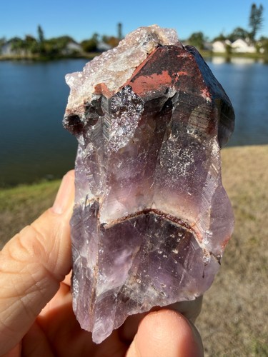 Auralite crystal red cap - auralite, 23