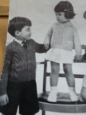 Sunbeam Aran Knitting Patterns 377 Lumber Jacket Cardigan