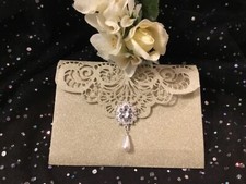 WEDDING INVITATION CHAMPAGNE