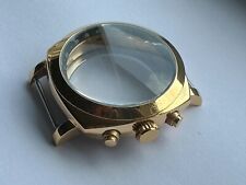 24K Gold Plated Radiomir style Chronograph watch case Seagull ST1903 ST1903