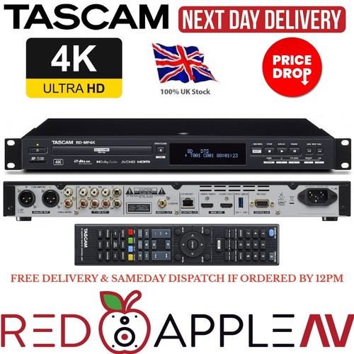 Tascam mp4k professional 4k - bd-mp4k,