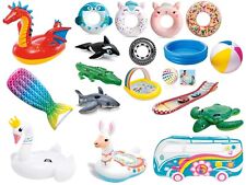 Inflatable Ride On Swimming Pool Swim Floats Raft Kids Water Summer Beach Toys
