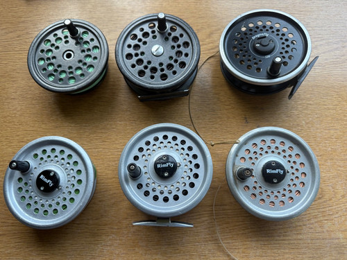 Fly fishing reels and - , spools