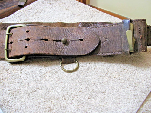 1873 leather belt - leather, 45/70