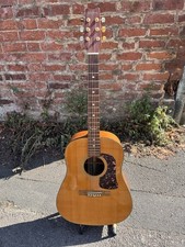 WASHBURN D-25S JUMBO ACOUSTIC GUITAR. SOLID SPRUCE TOP. 1980’s.