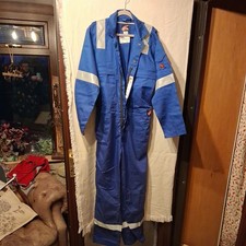 Red Wing 76651 Flame Retardant Hi Vis Boiler Suit Overalls Blue Size 38R