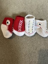 Baby first converse socks - first,