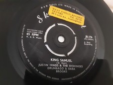 JUSTIN HINES/ SKINHEAD REGGAE/SKA BEAT 45/KING SAMUEL -  RIVER JORDAN 