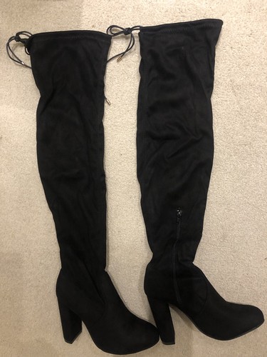 Boohoo wide fit faux suede - fit,