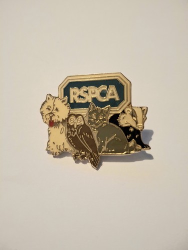 Rspca enamel pin badge - enamel,