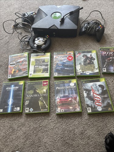 Original xbox console - original,