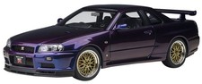 AUTOart 1/18 Nissan Skyline GT-R (R34) V Spec II BBS LM Wheel Version Midnight P