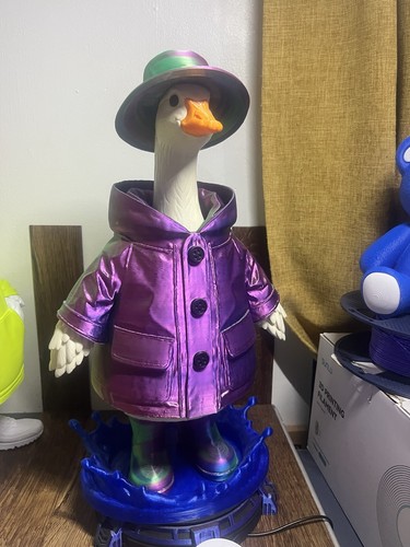 Goose plastic ornament - plastic,