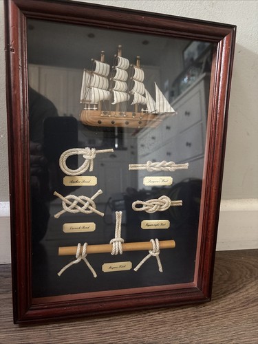 Nautical shadow box wall - nautical,