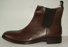 New Church Walk High Quality Leather Chelsea Boots Brown Boots Size 8