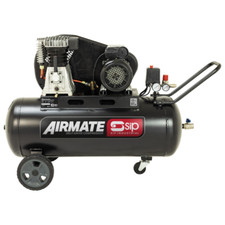 SIP 06458 Portable Belt Drive Air Compressor 100L 3hp 2.2kW