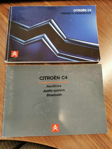 Citroen handbook manual - c4,