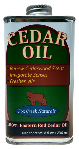 8oz cedar oil can - cedar,
