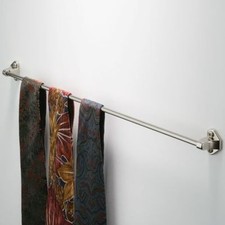 OLD STYLE TIE RAIL HANGER Scarf Belt Holder Wardrobe Cupboard Door Storage Rack