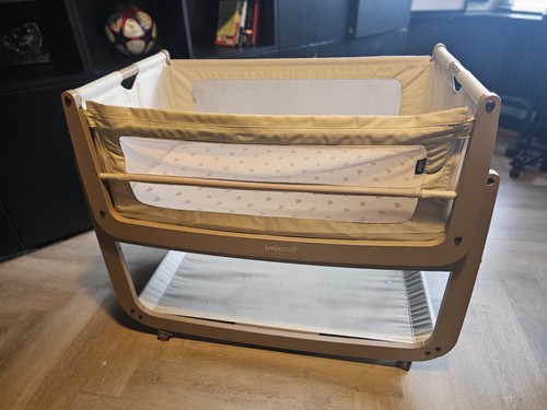 Snuzpod5 walnut bedside crib - snuzpod5,