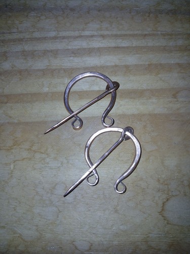 Pair medieval fibula winninga - medieval,