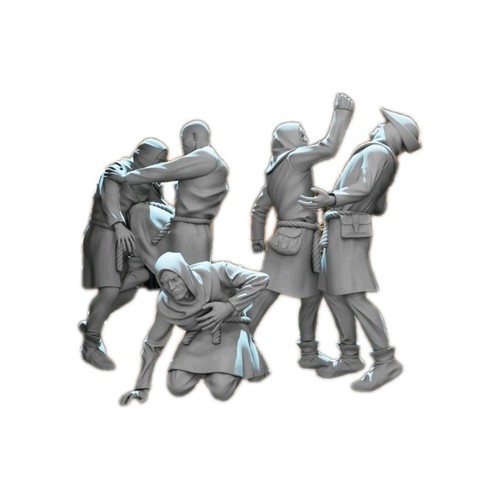 Unpainted medieval - 1:72,