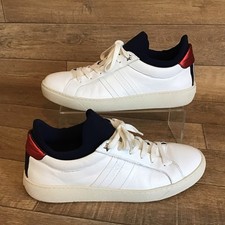 Tommy Hilfiger Womens White Leather Trainers UK 7 - US 9.5 - EU41 Sneakers Shoes