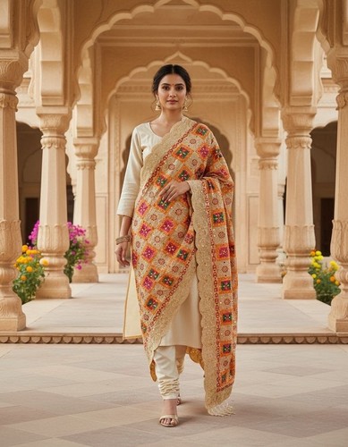 Warm worth chinon dupatta - chinon,