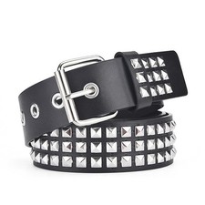 Punk Style Rivet Belt Square
