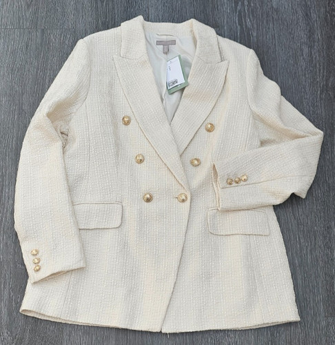 Tweed jacket white gold - jacket,