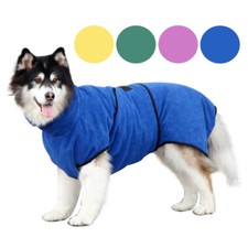 Super Absorbent Dog Bathrobe Microfiber Fast Drying Pet Bath Dog Towel