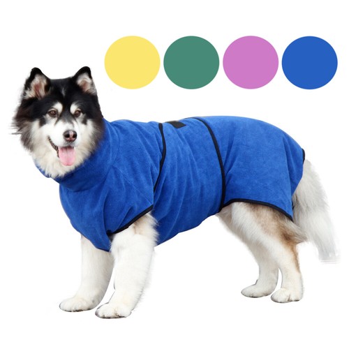 Super absorbent dog bathrobe - absorbent,