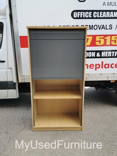 Office wooden storage cupboard - office,