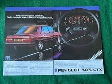 PEUGEOT 305 GTX 1984 POSTER