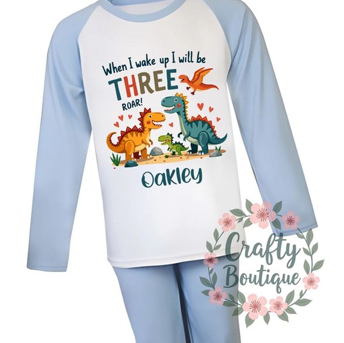 Personalised pjs pajamas - personalised,