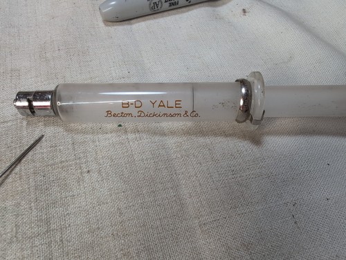Glass hypodermic needle - needle, by