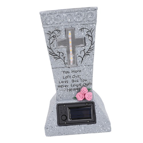 Solar cemetery grave vase - solar,