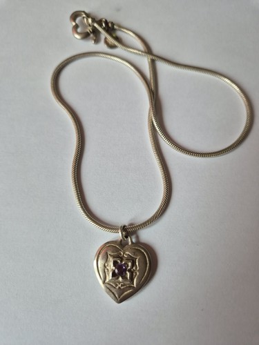 Dower hall heart amethyst - heart,