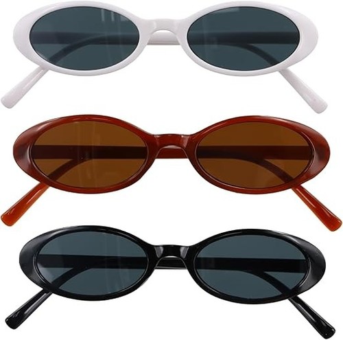 Vintage oval frame sunglasses - oval,
