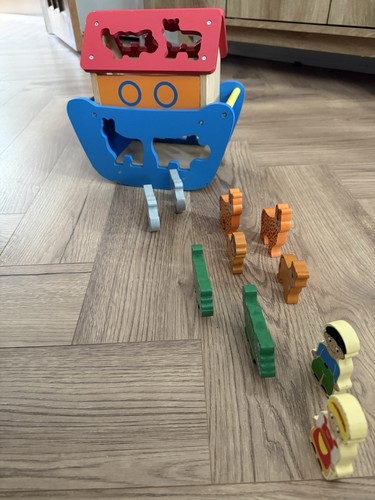 Wooden noah ark kids - noah's,
