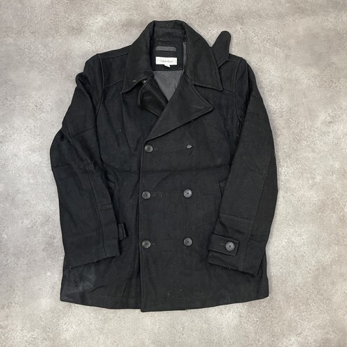 Calvin klein pea coat womens - pea,