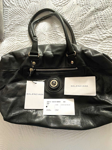 Balenciaga black pebbled - balenciaga,