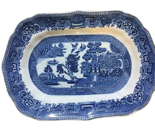 Antique 1927 blue - antique, willow