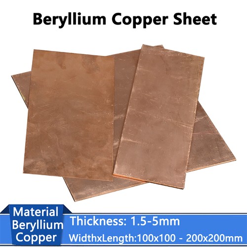Beryllium copper sheet metal - copper,